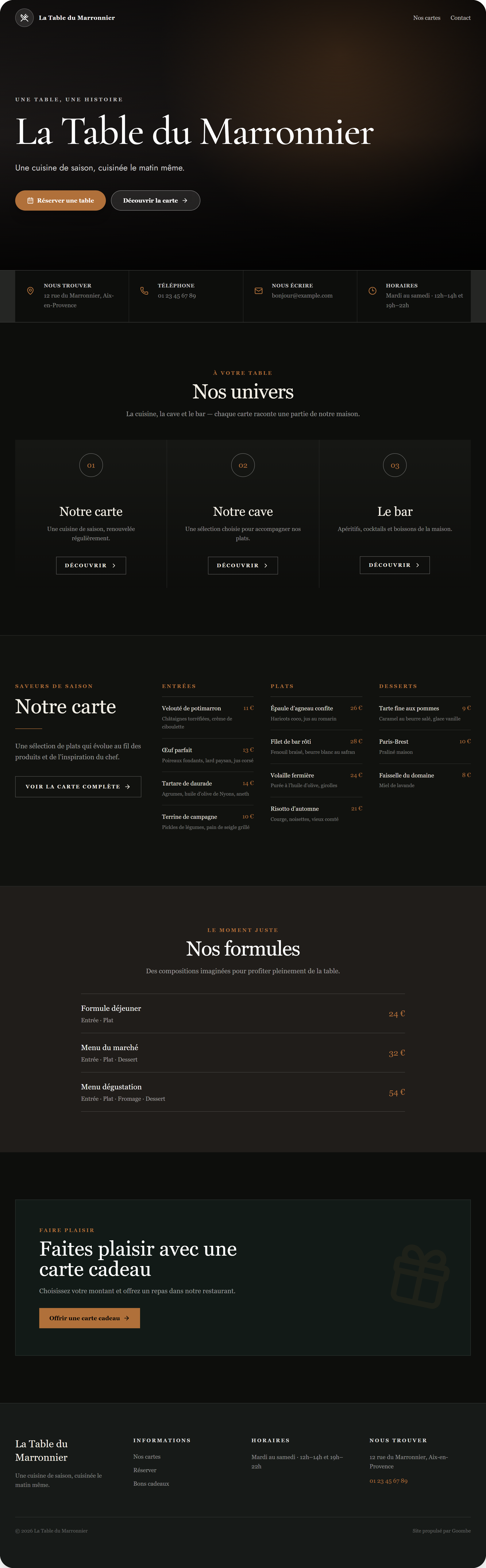 Aperçu du modèle Élégant